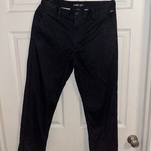 Vans Black Chino Pants Classic Style